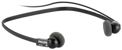 PHILIPS Stereo-Unterkinn-Kopfhörer LFH0334