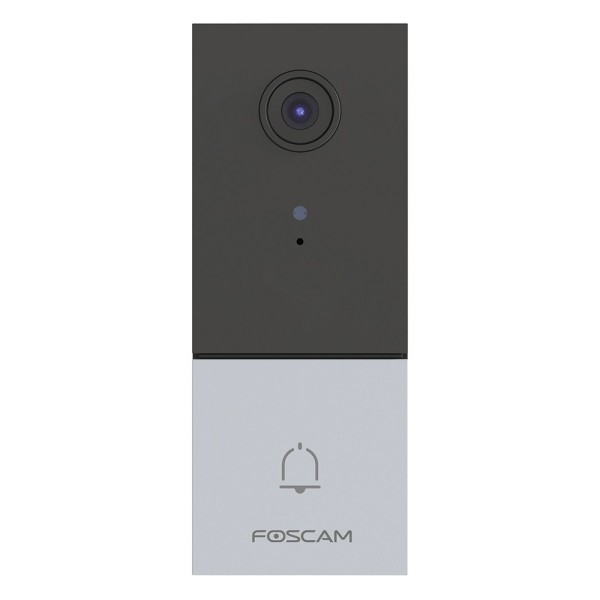 FOSCAM VD1 Videotürklingel mit Gesichtserkennung [2K QHD, Dualband-WLAN, Ko VD1