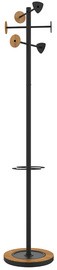 UNiLUX Garderobenständer BORA Bamboo, schwarz-bambus
