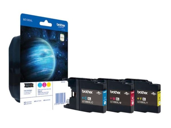 BROTHER Rainbow Pack Tintenpatrone LC1280XLRBWBPDR
