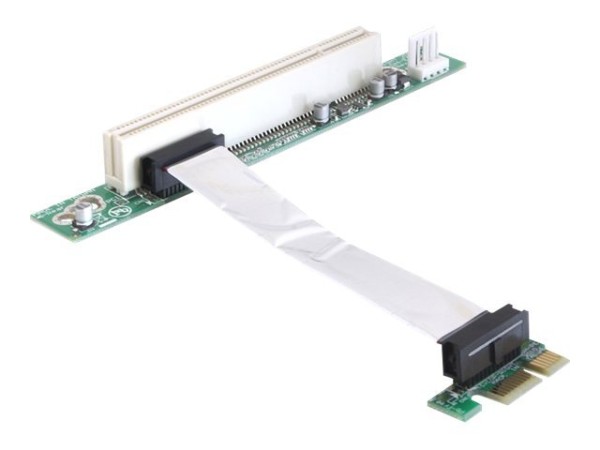DELOCK DELOCK Riser Card Delock PCIe x1 -> PCI 32bit 5v flexibles Kabel