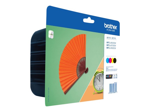 BROTHER LC129XL Value Pack 4er Pack Schwarz, Gelb, Cyan, Magenta Tintenpatr LC129XLVALBP