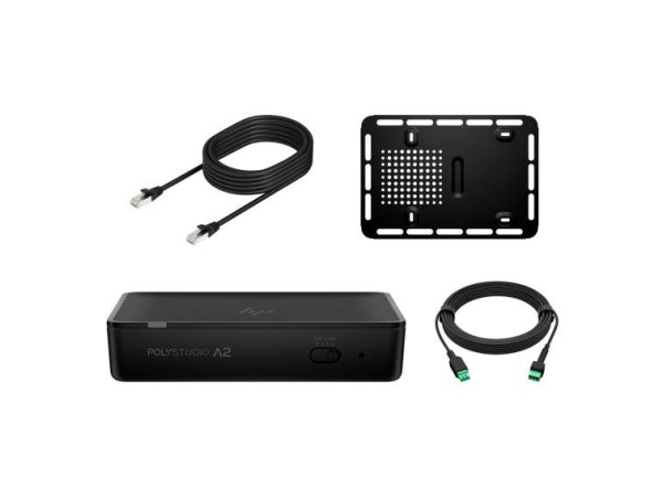 HP Poly Studio A2 Audio Bridge w/CAT6A POE++ Mic Extension Cbl B22X3AA#AC3