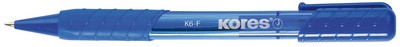Kores Einweg-Druckkugelschreiber K-PEN K6, schwarz, F
