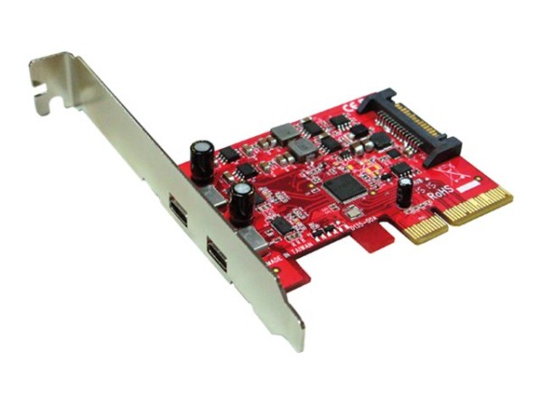 ROLINE ROLINE PCI-Express-Karte, USB 3.1, 2 Ports Typ C