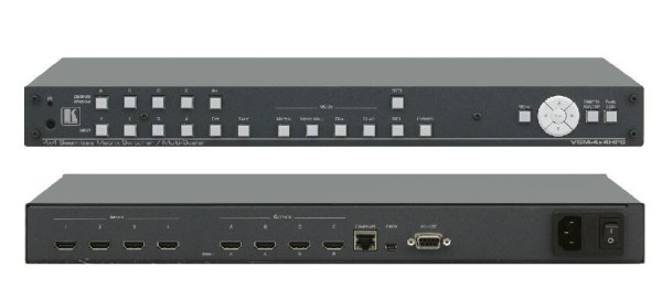 KRAMER KRAMER VSM-4x4HFS 4x4 Matrixschalter/Multiscaler mit nahtloser Umschaltung