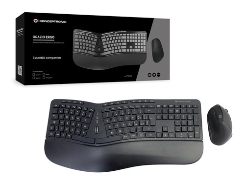CONCEPTRONIC CONCEPTRONIC Wireless Keyboard+Mouse,ergo,Layout italien. sw