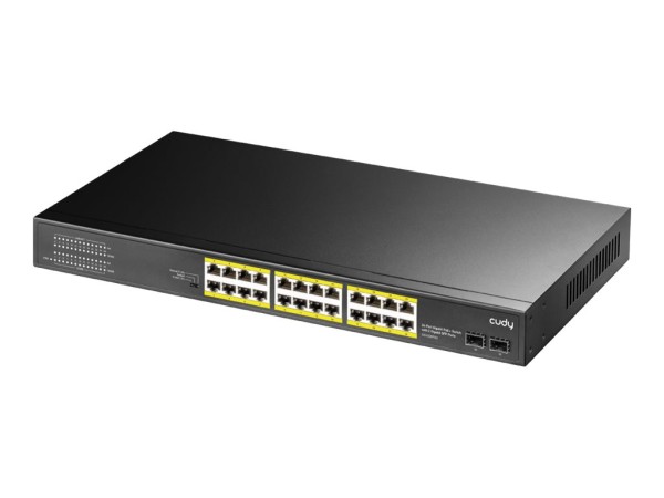 CUDY CUDY GS1028PS2 24-Port Gigabit PoE+ Switch 2 SFP Ports 300W