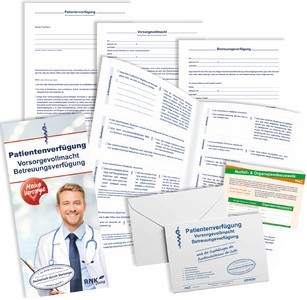 RNK Verlag Vordruck "Patientenverfügung", 220 x 162 mm