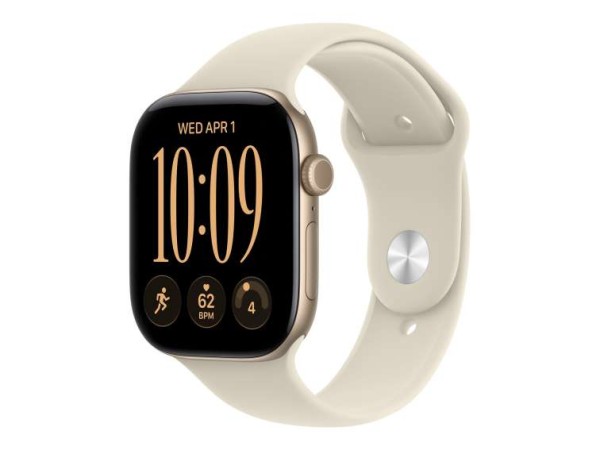 APPLE Watch S12 Aluminium 46mm Lichtgold (Sportarmband sand) M/L MJEP4ZR/A