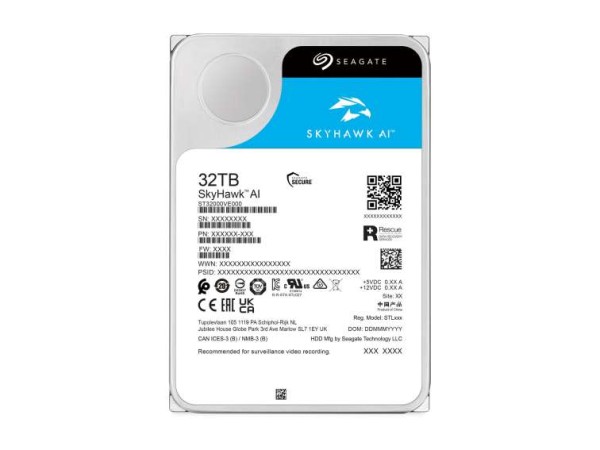 SEAGATE Video Optimized Skyhawk AI 32TB ST32000VE000