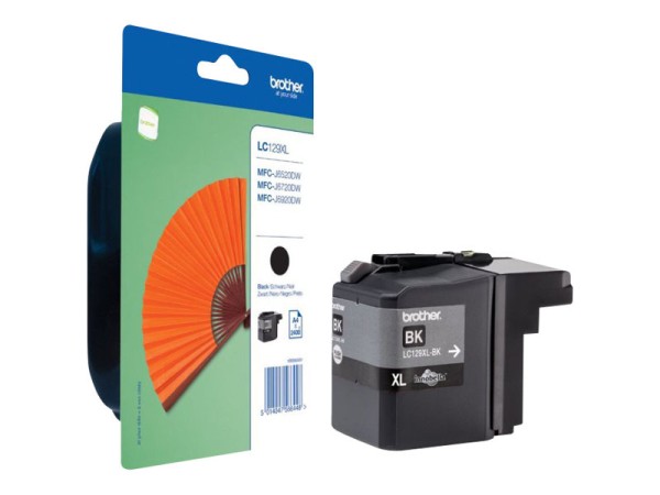 BROTHER BROTHER Tinte LC-129XLBKBP schwarz, 9ml