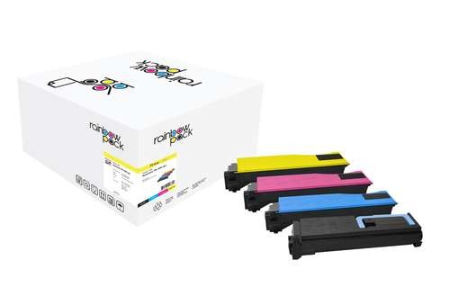 CLOVER TECHNOLOGIES Toner Kyocera FS-C5100 Rainbow Kit comp. Free TK540-4-FRC