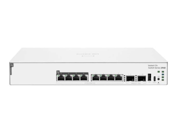 HPE Networking Instant On Switch 8p Gigabit CL6 PoE 2p SFP 124W 1940 EU en S4A29A#ABB