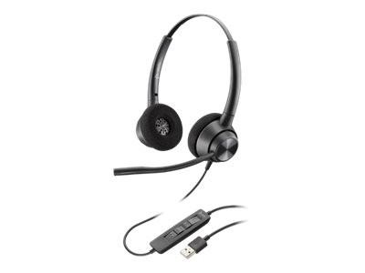 POLY POLY EncorePro 320, USB-A - 300 Series - Headset - On-Ear - kabelgebunden - USB