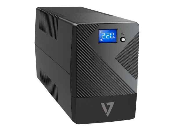 V7 600VA DESKTOP UPS LCD 4 IEC OUT UPS1P600E