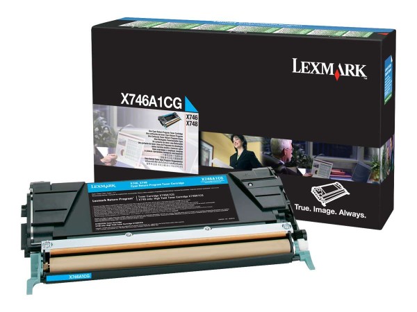 LEXMARK Cyan Tonerpatrone LCCP, LRP X746A1CG