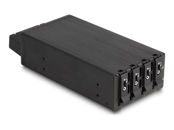 DELOCK Slim Bay Wechselrahmen für 4 x M.2 NVMe SSD SFF-8654 47126