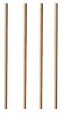 PAPSTAR Papier-Trinkhalm "pure", 200 mm, braun