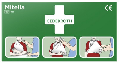 CEDERROTH Dreieckstuch Mitella, (B)96 x (T)96 x (H)136 mm