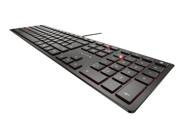 CHERRY KC 6000 Slim Schwarz USB Französisches Layout JK-1600FR-2