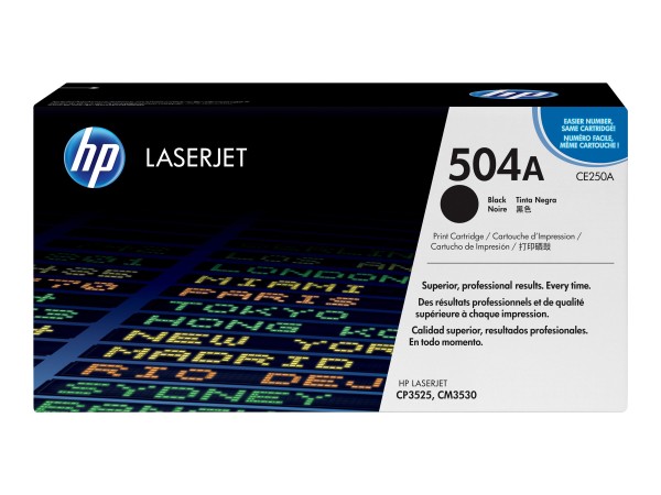 HP HP 504A Schwarz LaserJet Tonerpatrone (CE250A)