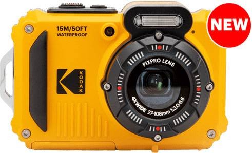 KODAK PIXPRO WPZ2 Digitalkamera 15 Megapixel Opt. Zoom: 4 x Gelb inkl. Akku WPZ2