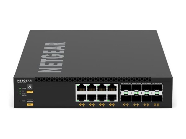NETGEAR NETGEAR M4350-8X8F (XSM4316)-8x10G/Multi-Gig and 8xSFP+ Managed Switch
