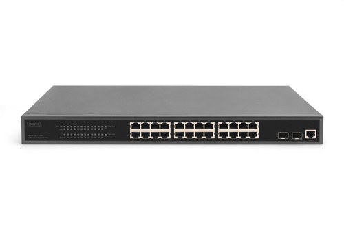 DIGITUS DIGITUS Switch 24 Port L2 Managed Gigabit Ethernet PoE