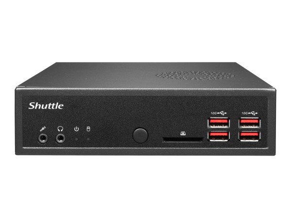 SHUTTLE SHUTTLE Barebone XPC slim DH32U5 Intel Core i5-1135G7 2x32GB DDR4-3200 2xSODIMM 4xUSB 3.2 4xHDMI noO