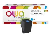 ARMOR ARMOR OWA Toner komp. LEXMARK 70C0X20 / 70C2XCE / 700X2 cyan