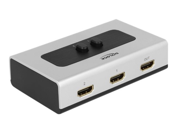 DELOCK Switch 2-port HDMI manuell 87663
