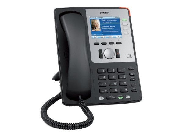 SNOM TECHNOLOGY Snom 821 Exklusives Businesstelefon schwarz