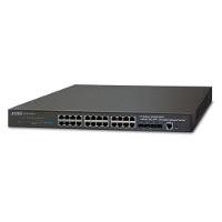 PLANET TECHNOLOGY PLANET TECHNOLOGY PLANET L3 24-Port 10/100/1000T + 4-Port 10G SFP+ Managed