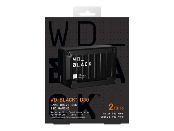 WESTERN DIGITAL D30 Game Drive SSD 2TB WDBATL0020BBK-WESN