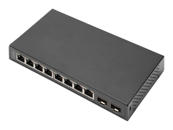 DIGITUS 8P +2SFP GE Switch 8x10/100/1000Mbit/s +2SFP Uplink Ports DN-80067