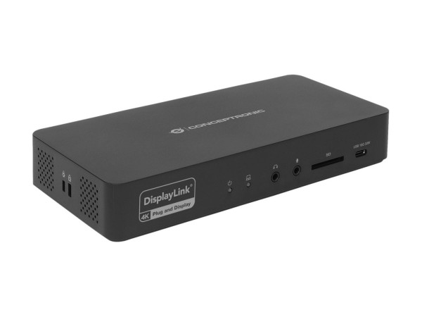 CONCEPTRONIC CONCEPTRONIC Dock 17-in-1 USB-C->HDMI,DP 4K/60Hz,GbE,USB-C