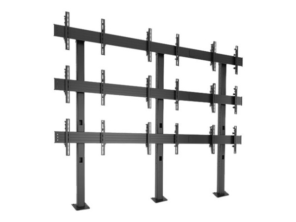 CHIEF CHIEF LBM3x3U 3x3 Videowall Standhalterung, Querformat, Schawarz (42' bis 46')