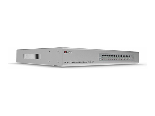 LINDY 16 Port VGA, USB & PS/2 Combo KVM Switch 39527