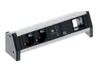 BACHMANN BACHMANN Steckdosenleiste Desk 2xUTE Dosen 1xUSB C