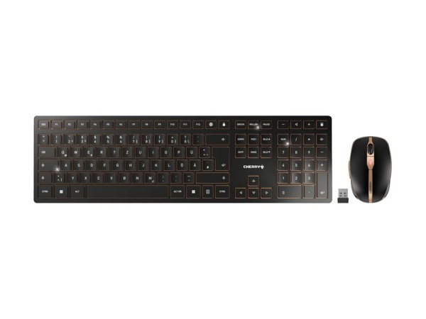 CHERRY CHERRY DW 9100 SLIM DE Layout bronze/schwarz