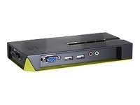 LEVELONE LEVEL ONE LevelOne KVM-Switch 4 PC VGA+USB+Audio Black Edition