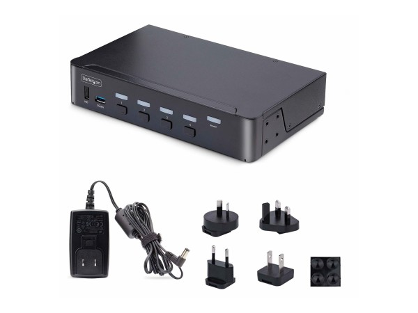 STARTECH.COM 4-Port 8K KVM-Switch DisplayPort 1.4 8K 60Hz / 4K 144Hz D86A2-4-PORT-8K-KVM