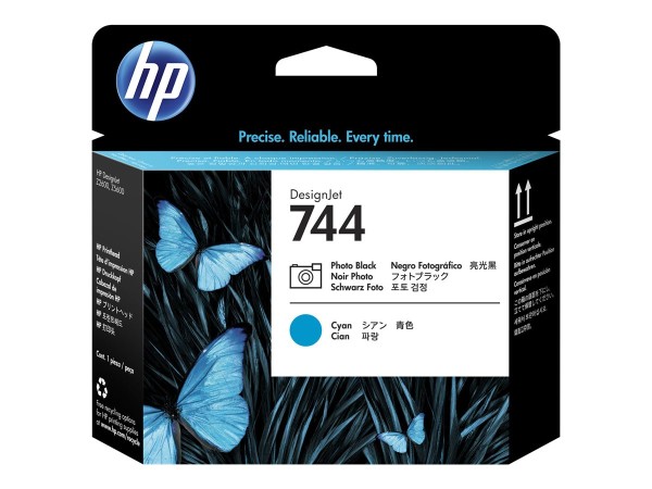 HP HP 744 Cyan, Photo schwarz Druckkopf