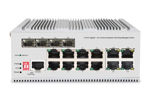 DIGITUS DIGITUS Switch 8 Port Gigabit L2 managed 4 SFP Uplink