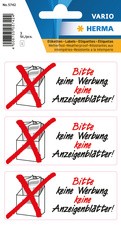 HERMA Hinweisetiketten "Keine Werbung/Anzeigenblätter"