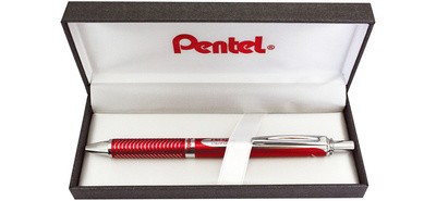 Pentel Gel-Tintenroller EnerGel Sterling BL407, silber