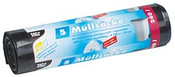 PAPSTAR Müllsäcke HDPE, 120 Liter, blau