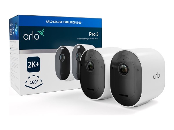 ARLO Pro5 2K Security Camera 2-Cam VMC4260P-200EUS