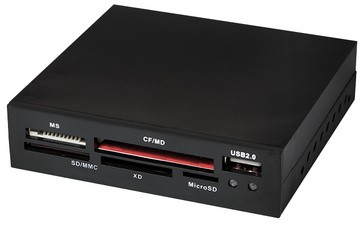 LogiLink USB 2.0 Card Reader, 54 in 1, Kunststoffgehäuse